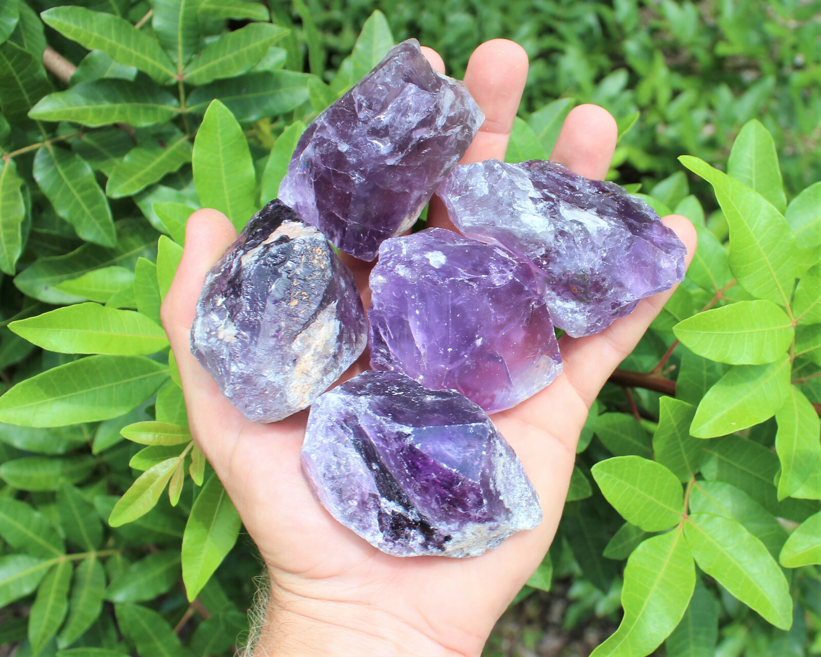 LARGE Rough Amethyst Natural Rough Chunk, 2″ – 3″ (Raw Amethyst, JUMBO)