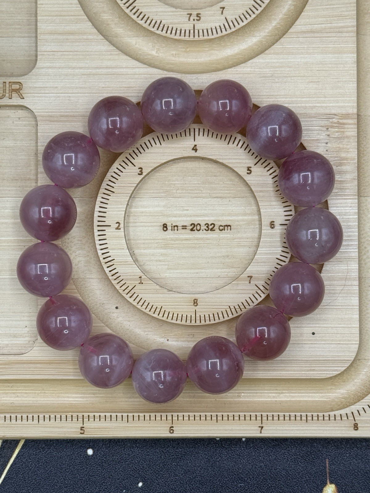 Natural HQ Madagascar Star Rose Quartz 15mm Beaded Bracelets Free shipping