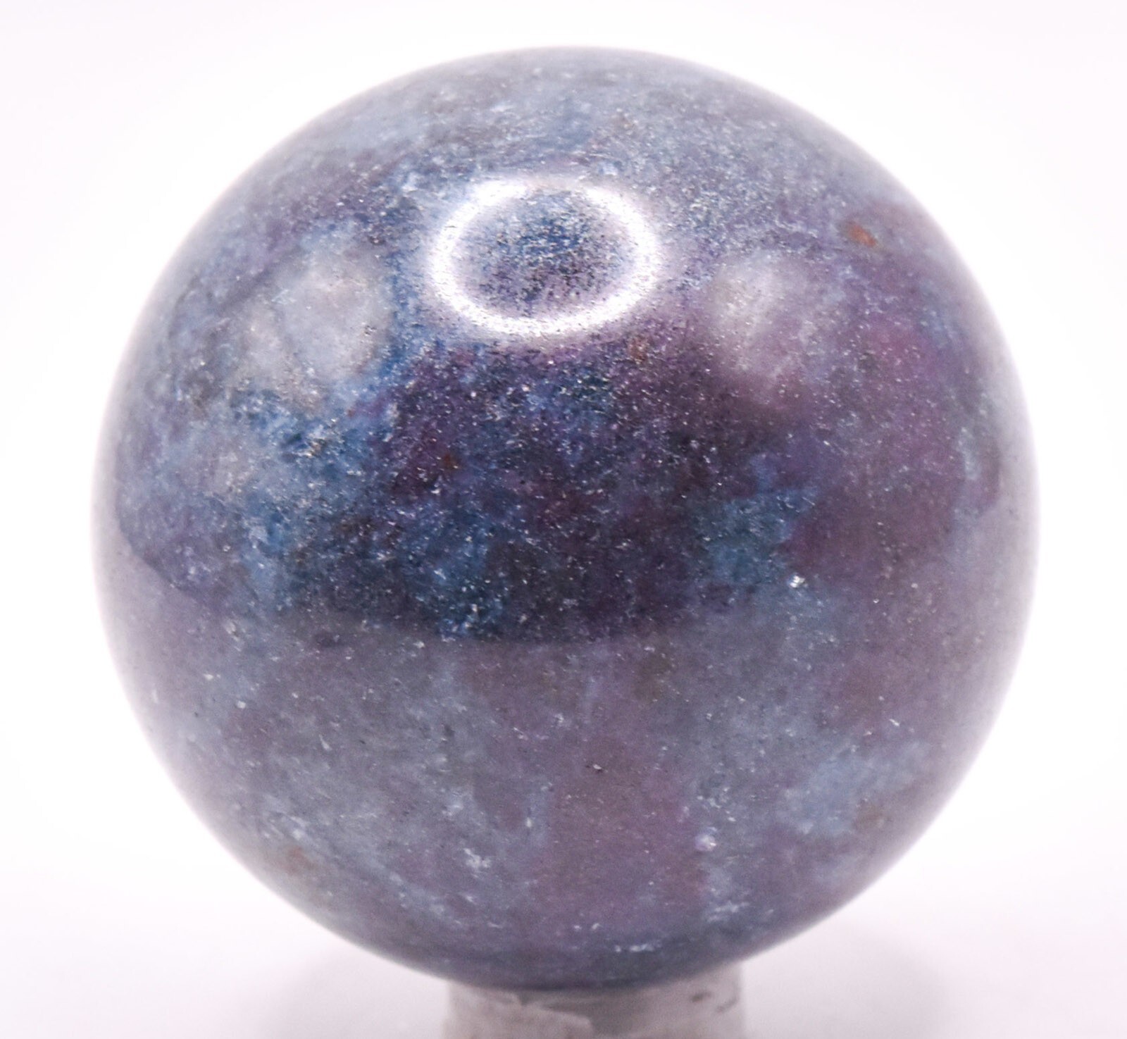 49mm Ruby Kyanite Sphere Polished Natural Gemstone Crystla Mineral Ball – India