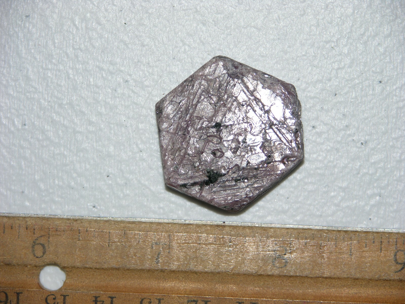 Ruby Recorder Crystal natural red ruby Madagascar 1 1/8 x 1 1/4 inch R17