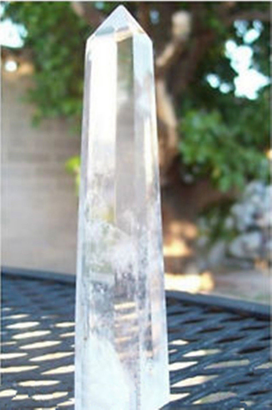 Natural 150-180mm long natural Clear quartz crystal point healing gemstone