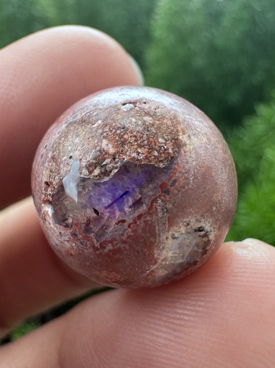 Mexican Cantera Boulder Opal Polished Matrix Sphere Orb Ball 18mm