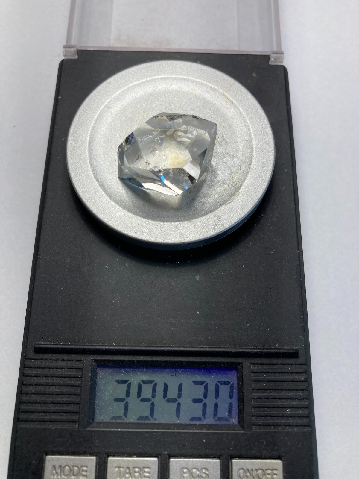 Herkimer NY AA + Diamond NEW TREASURE BOX 26mm x 17mm, 39.47 ct sec C4