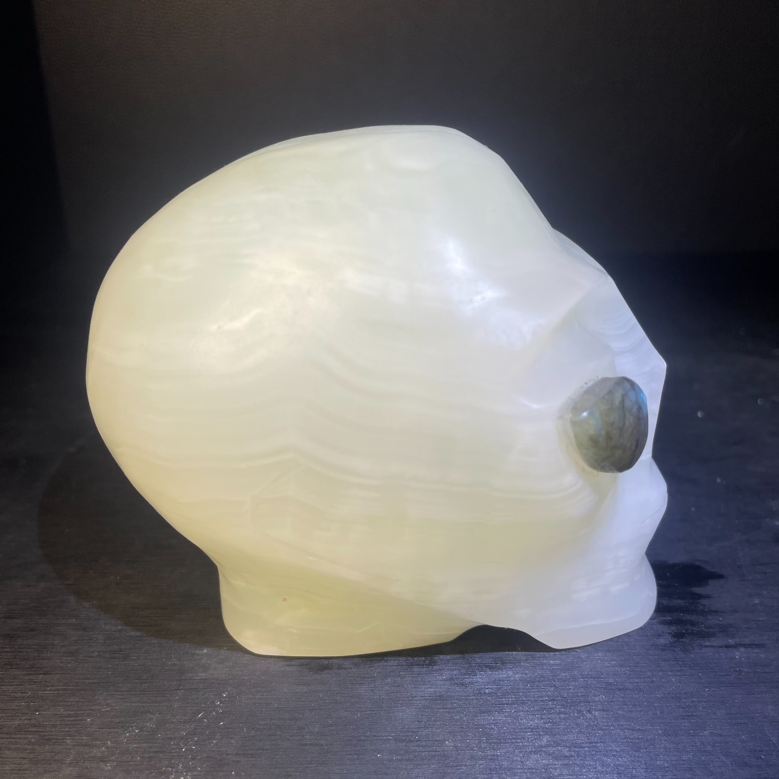 2.81LB 4.4inch”Natural Afghan Jade Carving Crystal