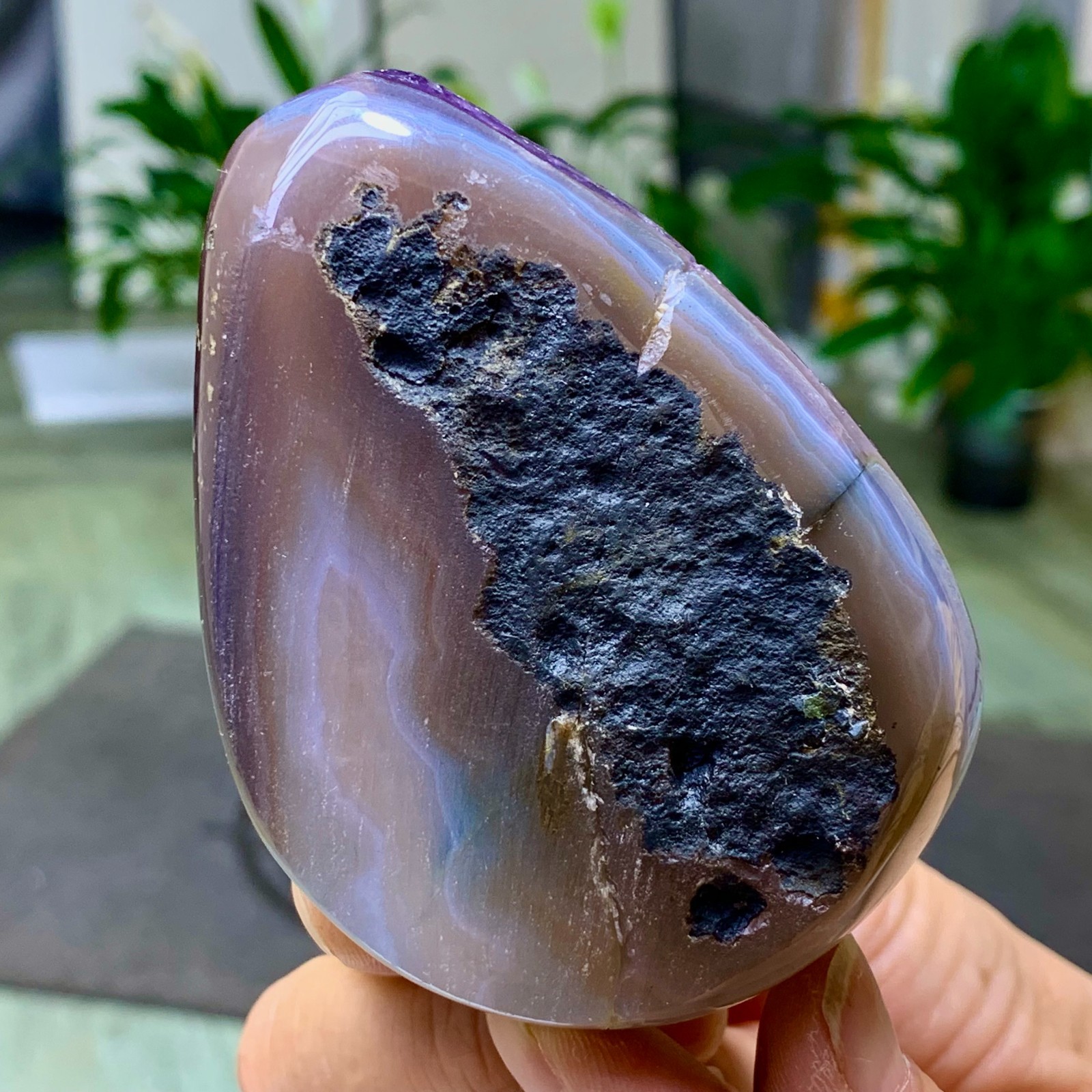 290G Natural Amethyst geode quartz cluster crystal specimen Healing