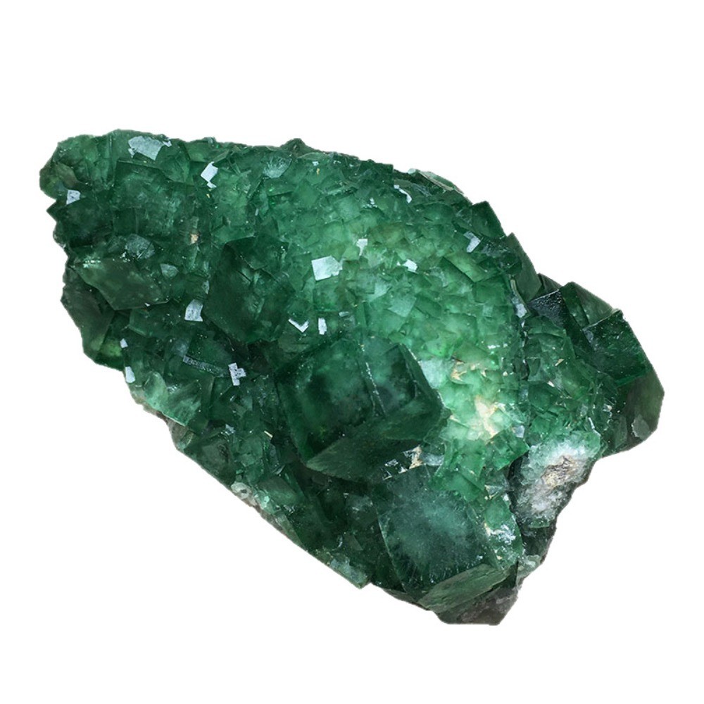 Natural Raw Green Fluorite Crystal Cluster Reiki Healing Mineral Specimen Chakra