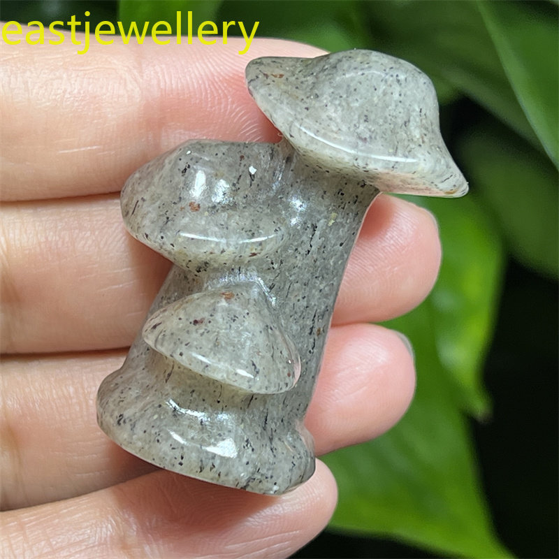 1pc Natural white Phantom Mushroom Skull gem Quartz Crystal Skull Random 1.5″