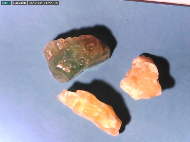 CALCITE SPECIMENS MIXED COLOR & SIZES LOT FROM UNKNOWN LOT #AD092