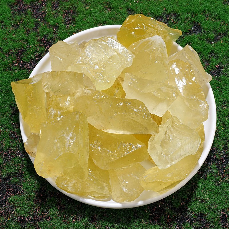 Unique Rough Citrine Crystal Stone Natural Protection Healing Gift Raw Stone