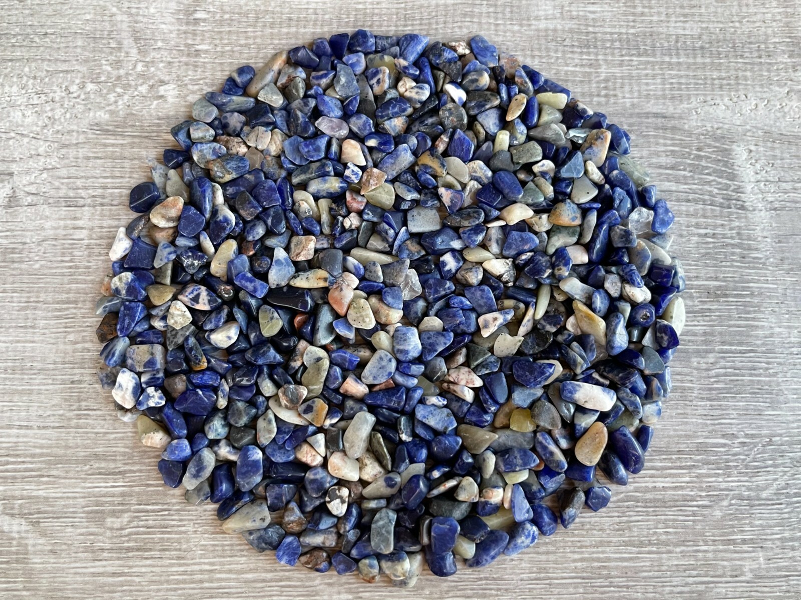 Grade A++ Sodalite Semi Tumbled Gemstone Mini Chips 6 -12mm,Wholesale Bulk Lot