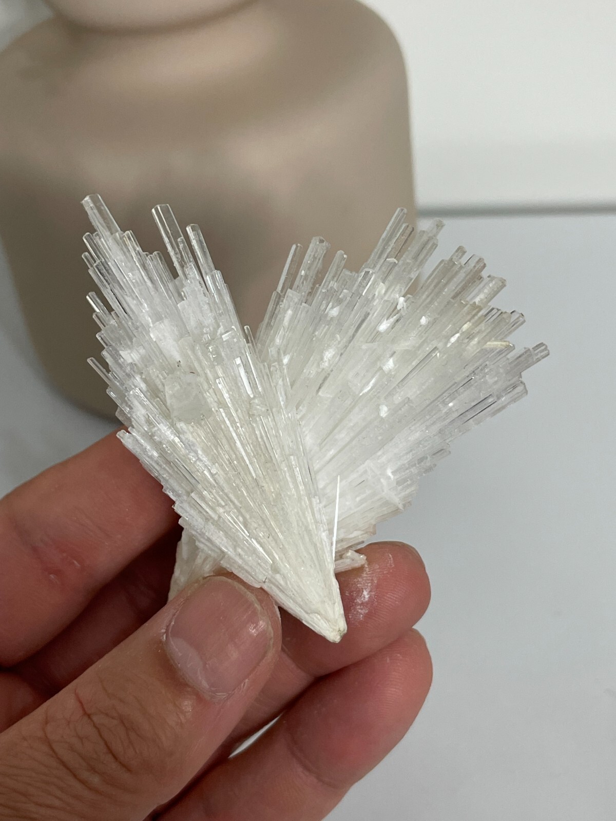 Scolecite Spray Natural Crystal Cluster SC088