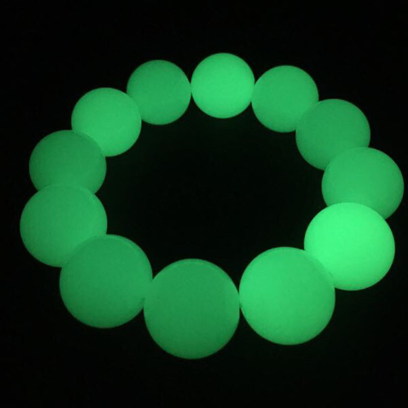 WHOLESALE Rare Natural Luminous Green Fluorite Glow In The Dark Bracelet 16-20MM
