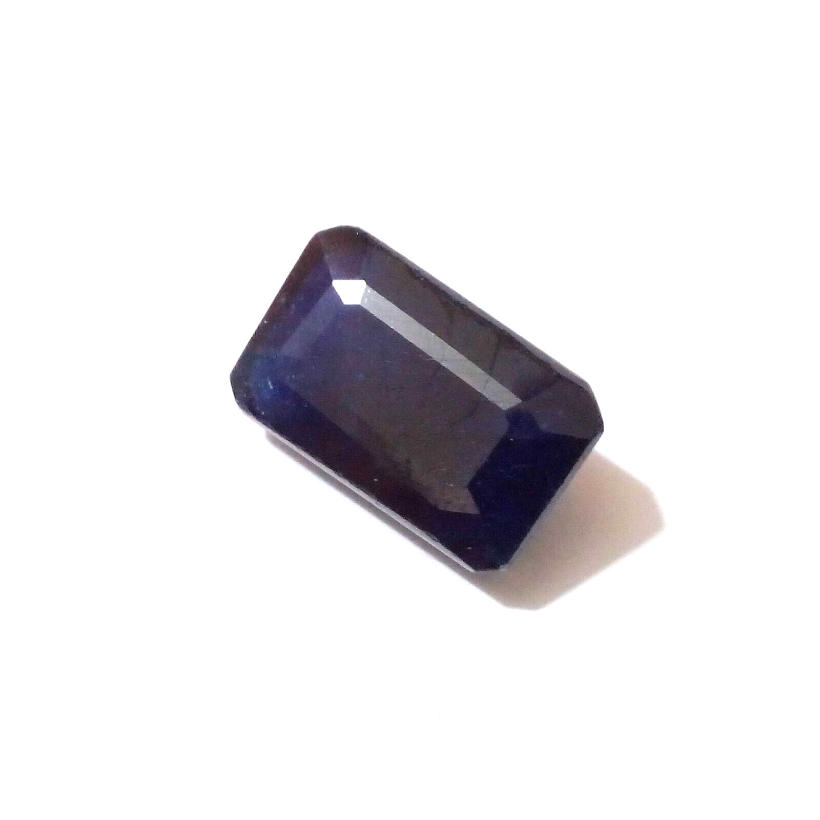 Gorgeous Rare Blue Sapphire Faceted Emerald Shape 5 Crt Sapphire Loose Gemstone