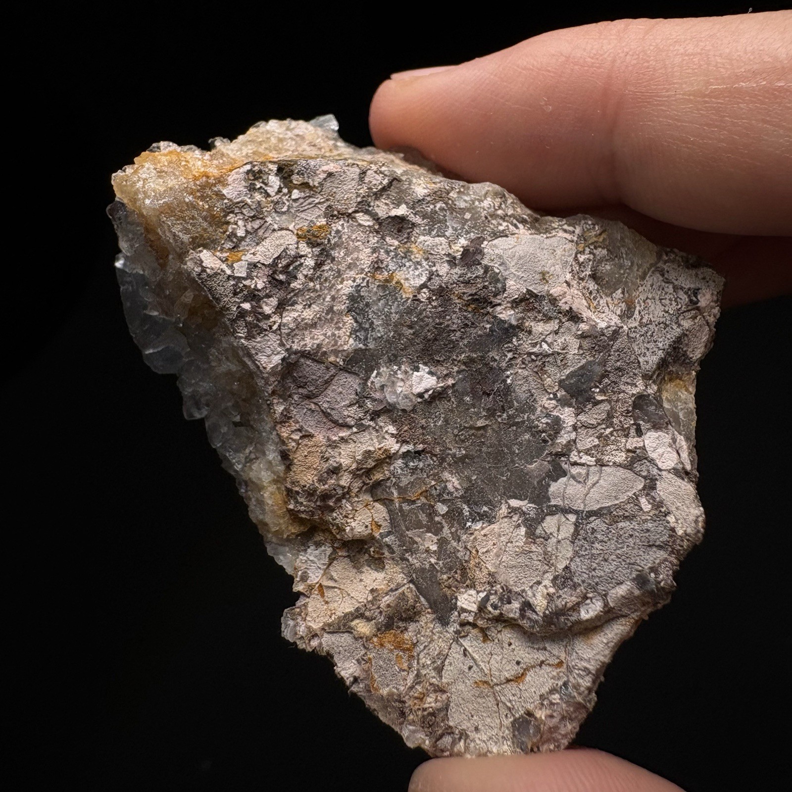 Natural Blue Phantom Fluorite Specimen Raw Mineral Beijing Healing J62