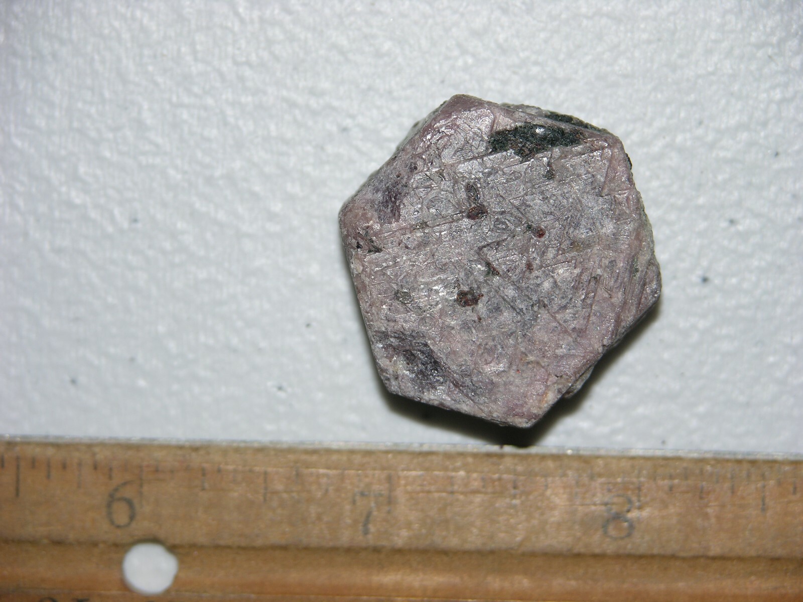 Ruby Recorder Crystal natural red ruby Madagascar 1 1/8 x 1 1/2 inch R22