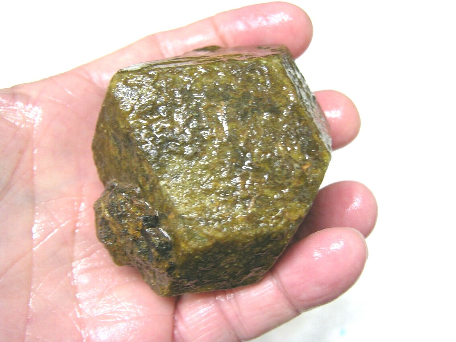 Mali garnet green all natural RARE specimen bigger 430 grams 3×2.5 inch MG3