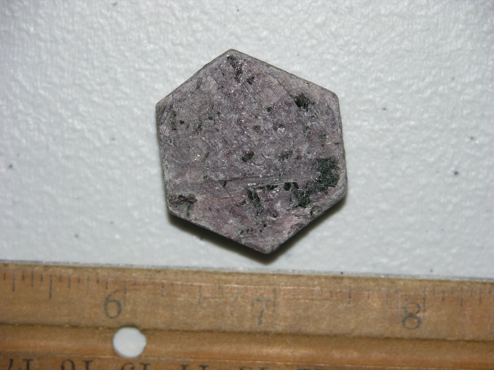 Ruby Recorder Crystal natural red ruby Madagascar 1 1/8 x 1 1/4 inch R21