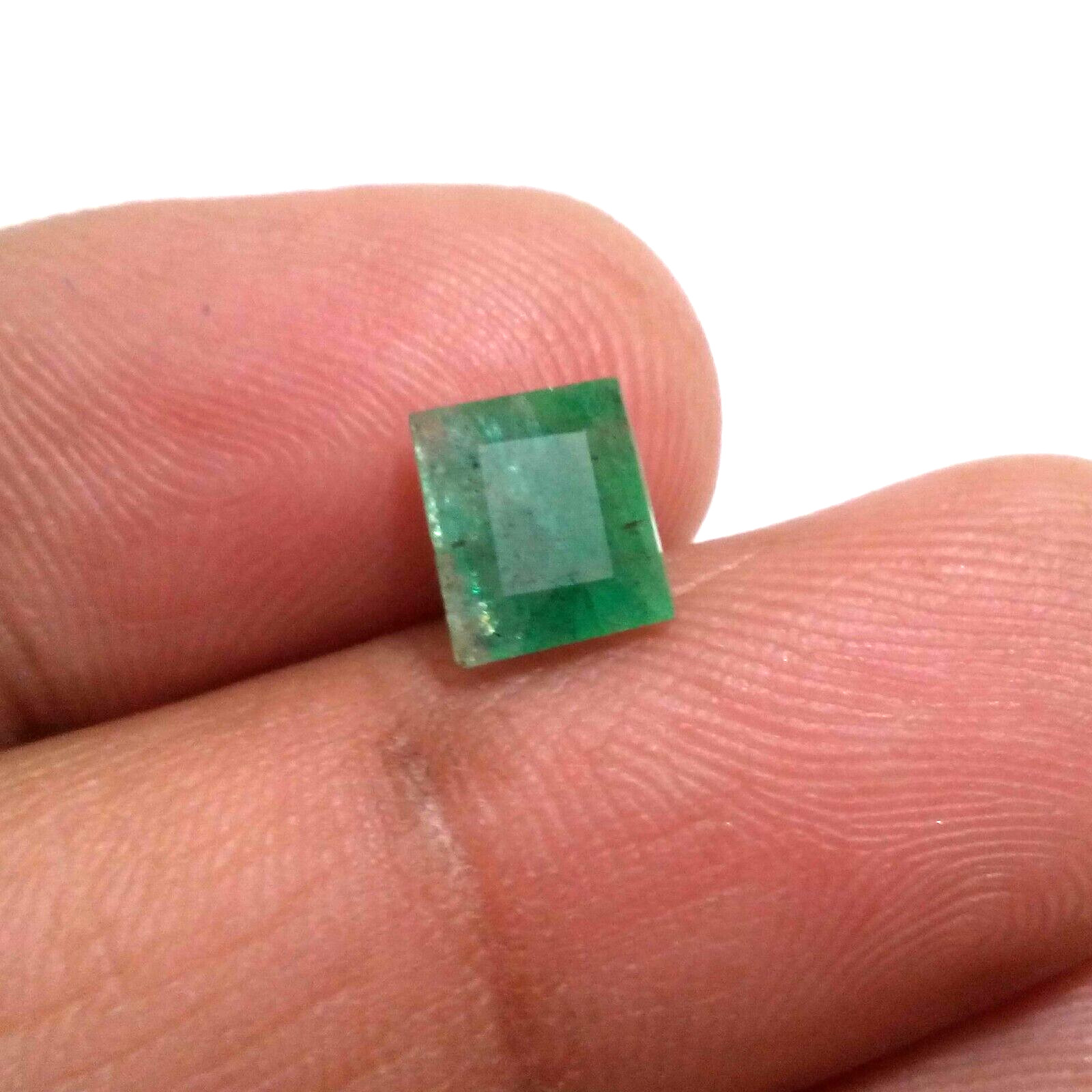 Natural Green Zambian Emerald Octagon Shape 1.70 Crt Top Faceted Loose Gemstone