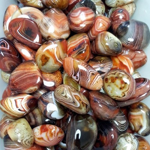 1KG Banded agate Madagascar,send randomly xlarge tumbled beautiful patterns