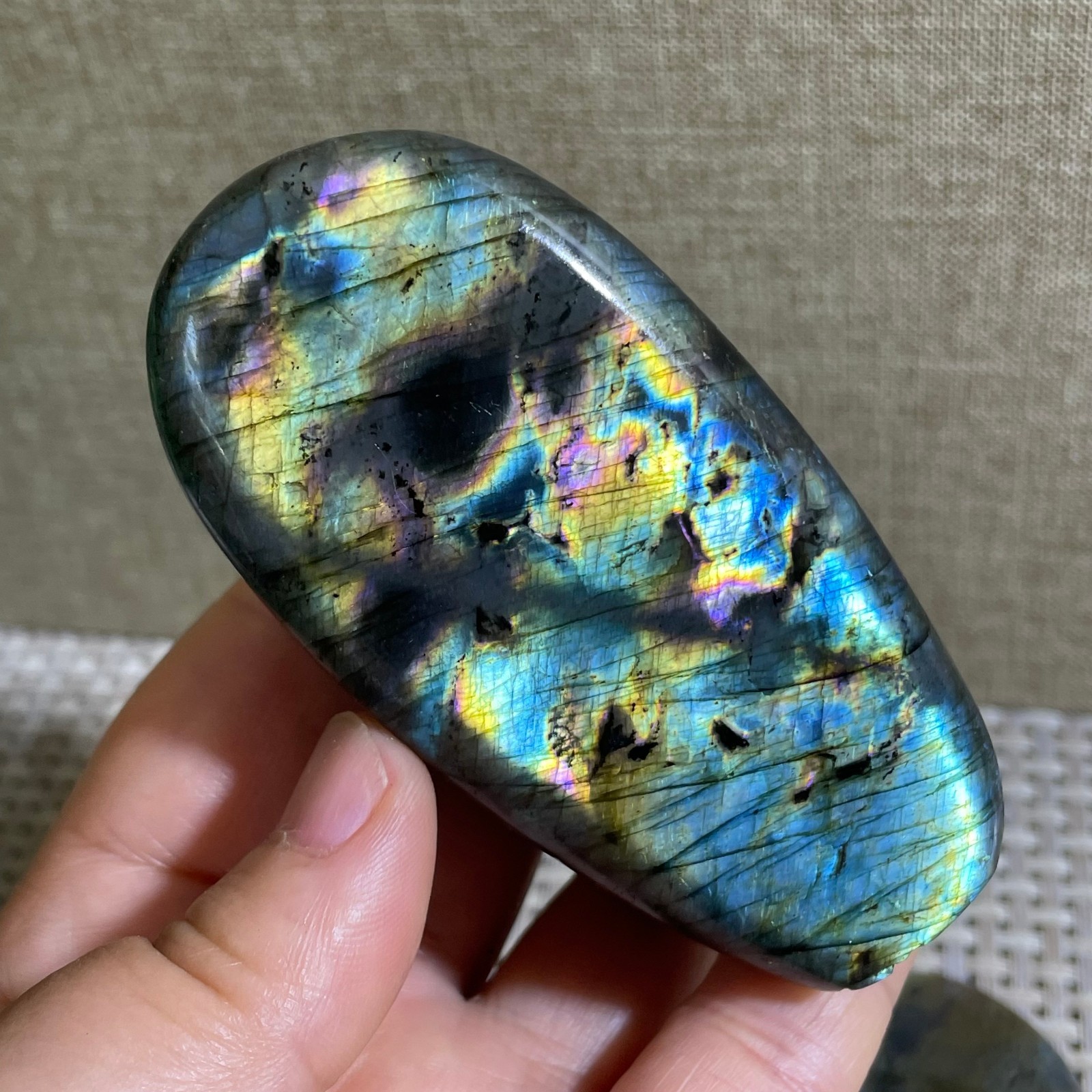 Natural Labradorite Crystal gemstone rough original Specimen 192g