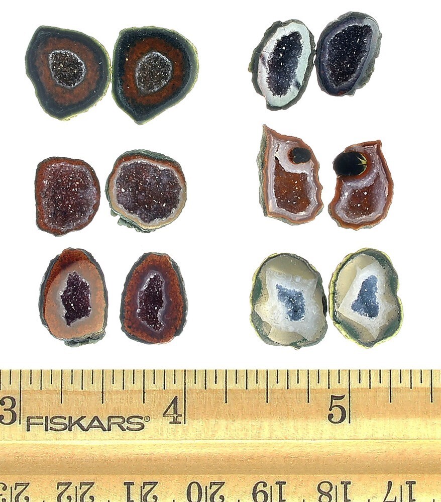 Tabasco Geodes – Natural Polished Geode Specimens for Jewelry Making (Mexico)