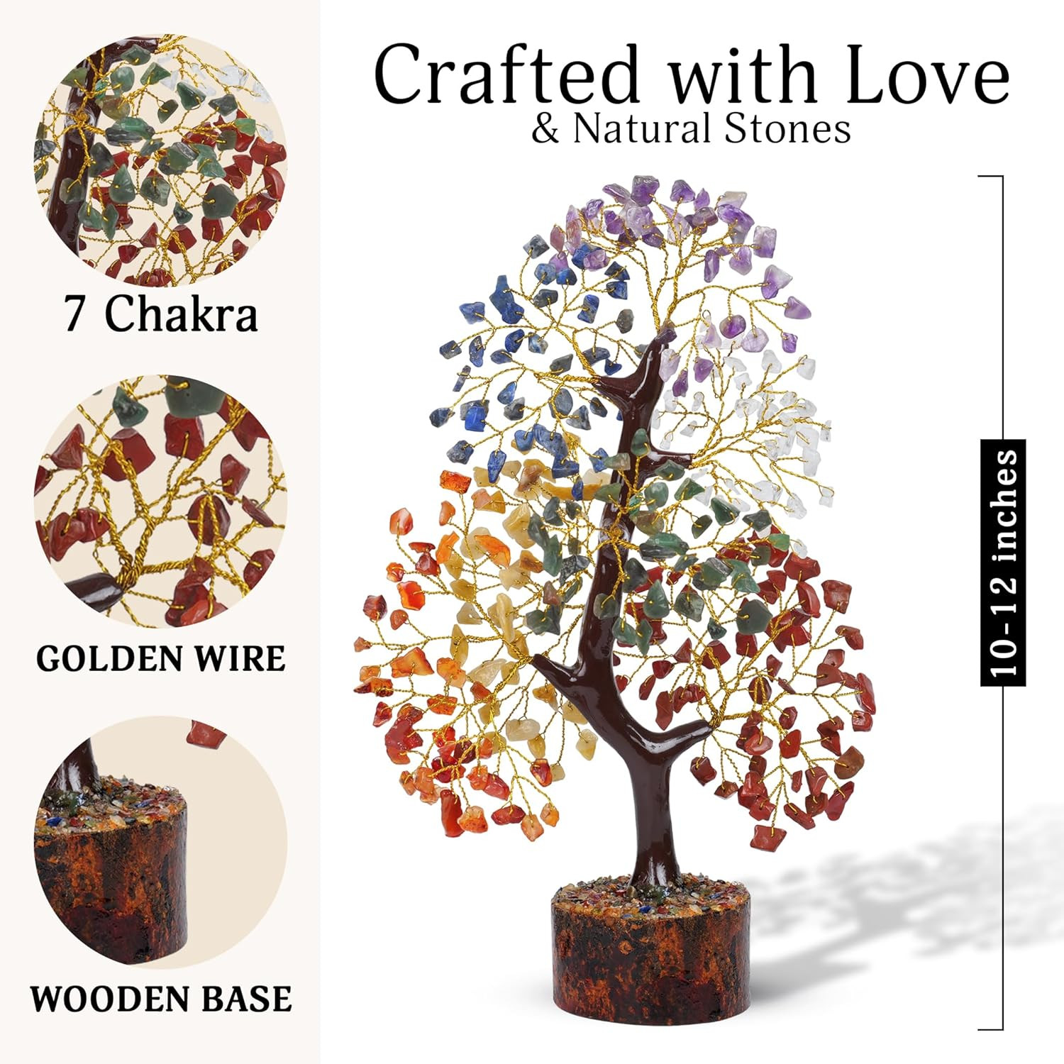 7 Chakra Tree of Life – Crystals & Healing Stones | Mothers Day & Birthday Gifts
