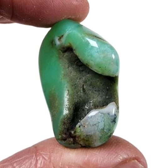 Chrysoprase Polished Stone Australia 20.5 grams