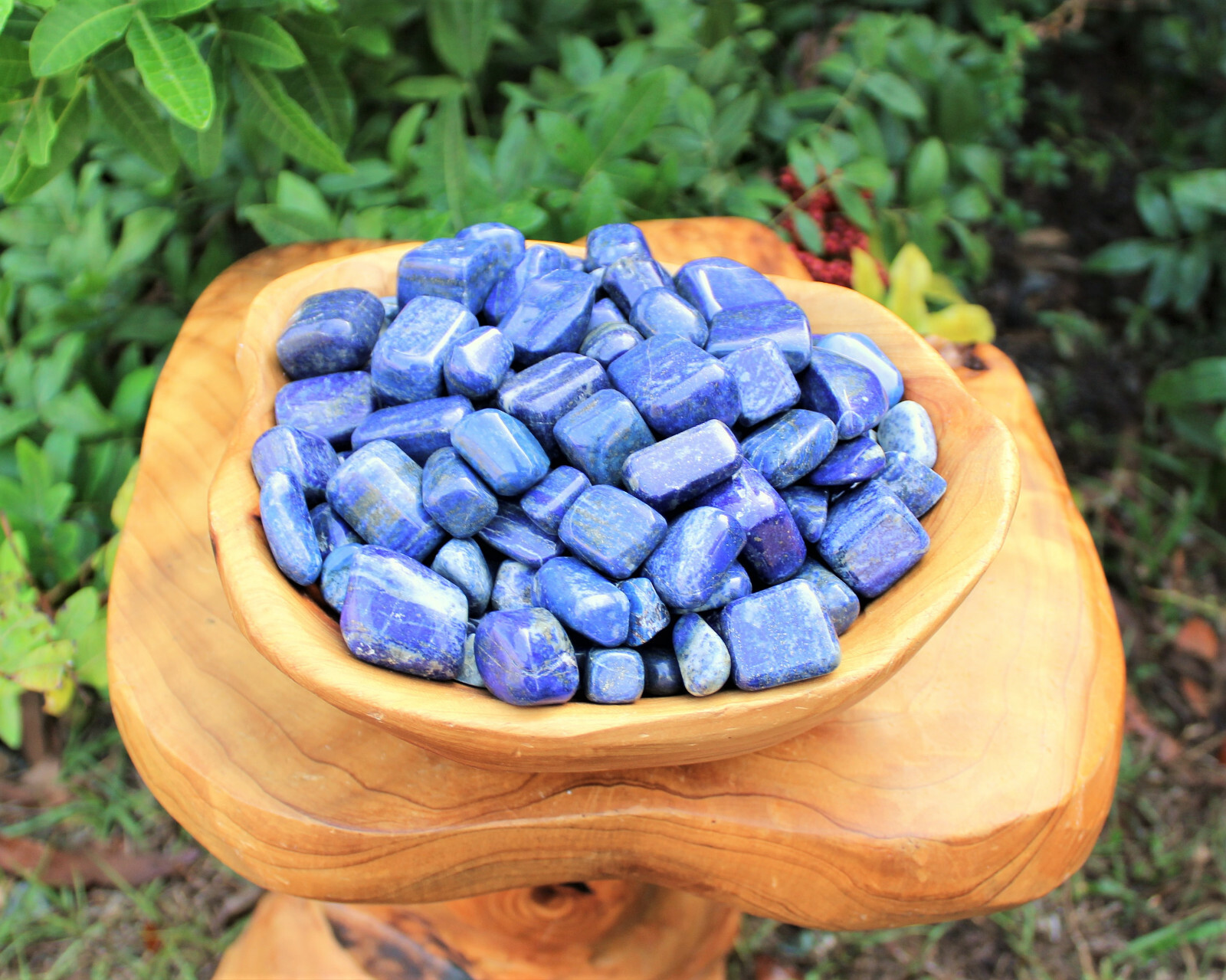 Lapis Lazuli Tumbled Stone: 1 Premium ‘A’ Grade Large Tumble Stone