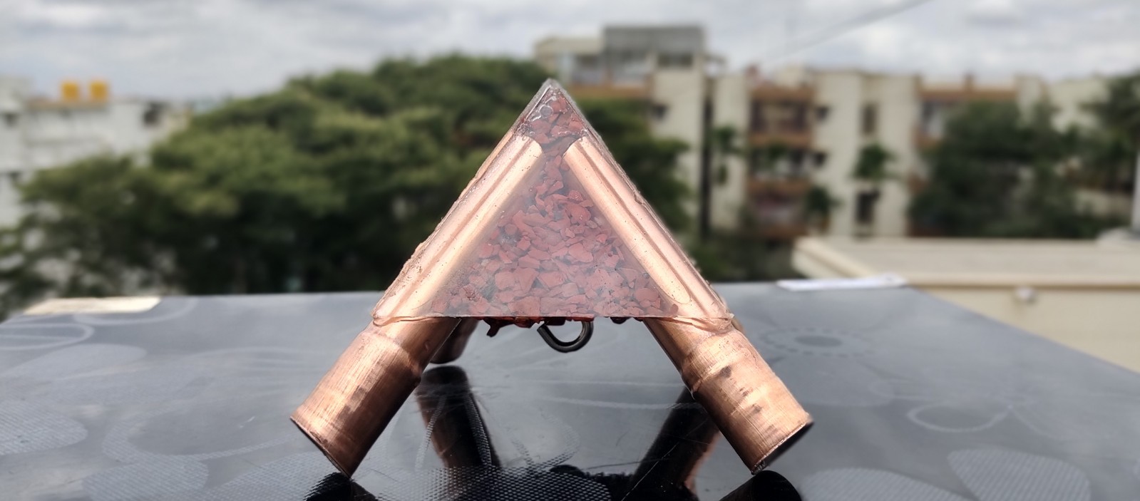 12mm Copper Orgonite Giza Pyramid Connector Kit – Cosmic Series – Without Pipe