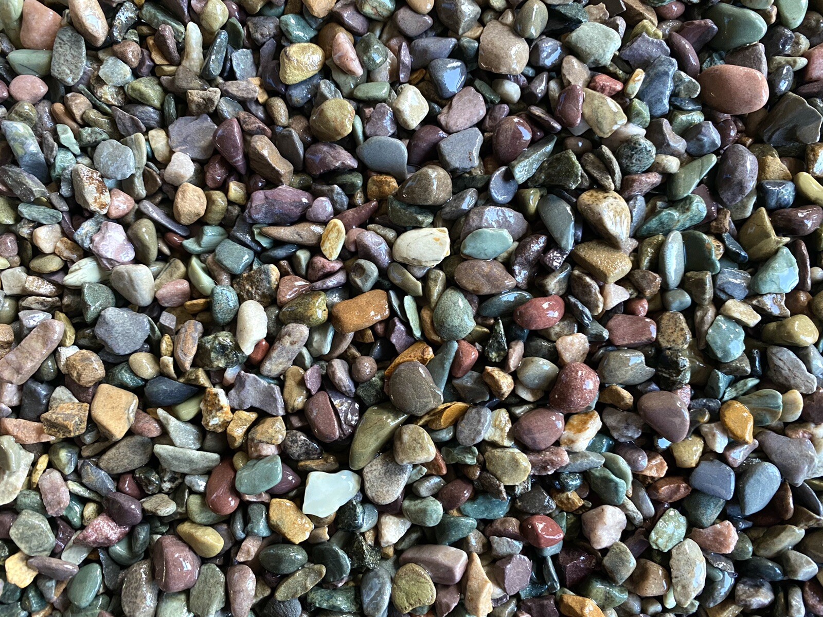 4 lbs Colorful Pebbles gravel stones 1/4″ aquarium terrarium rocks Planters