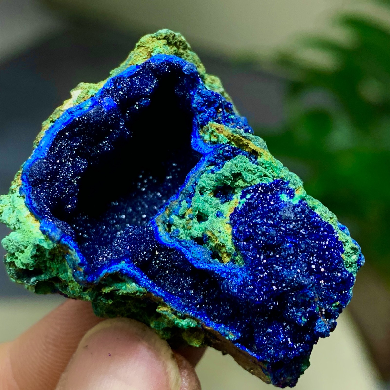 16G BEST NATURAL Azurite/Malachite crystalminerals specimens-