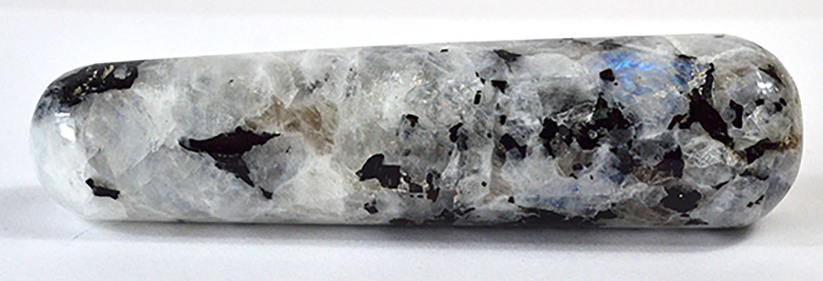 Rainbow Moonstone Massager 4″ Wand Crystal Healing Reiki Body Work (Each Varies)