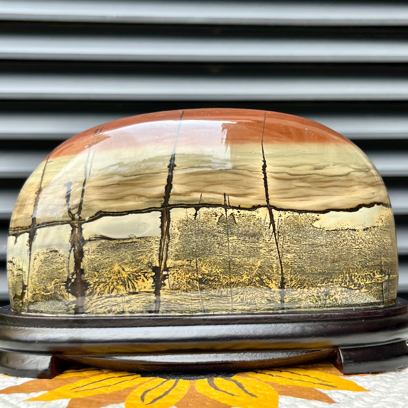 4.1 lb Landscape Stone Arc Landscape Birthday Gift Home Decor Collectible