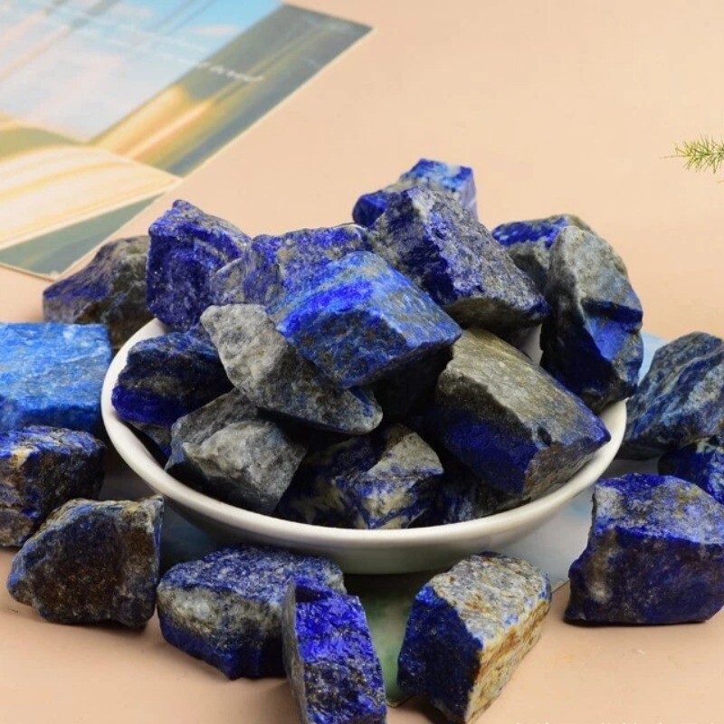 3-5cm Lapis Lazuli Raw Rough Stone Chunks Healing Energy Crystal Mineral Rocks