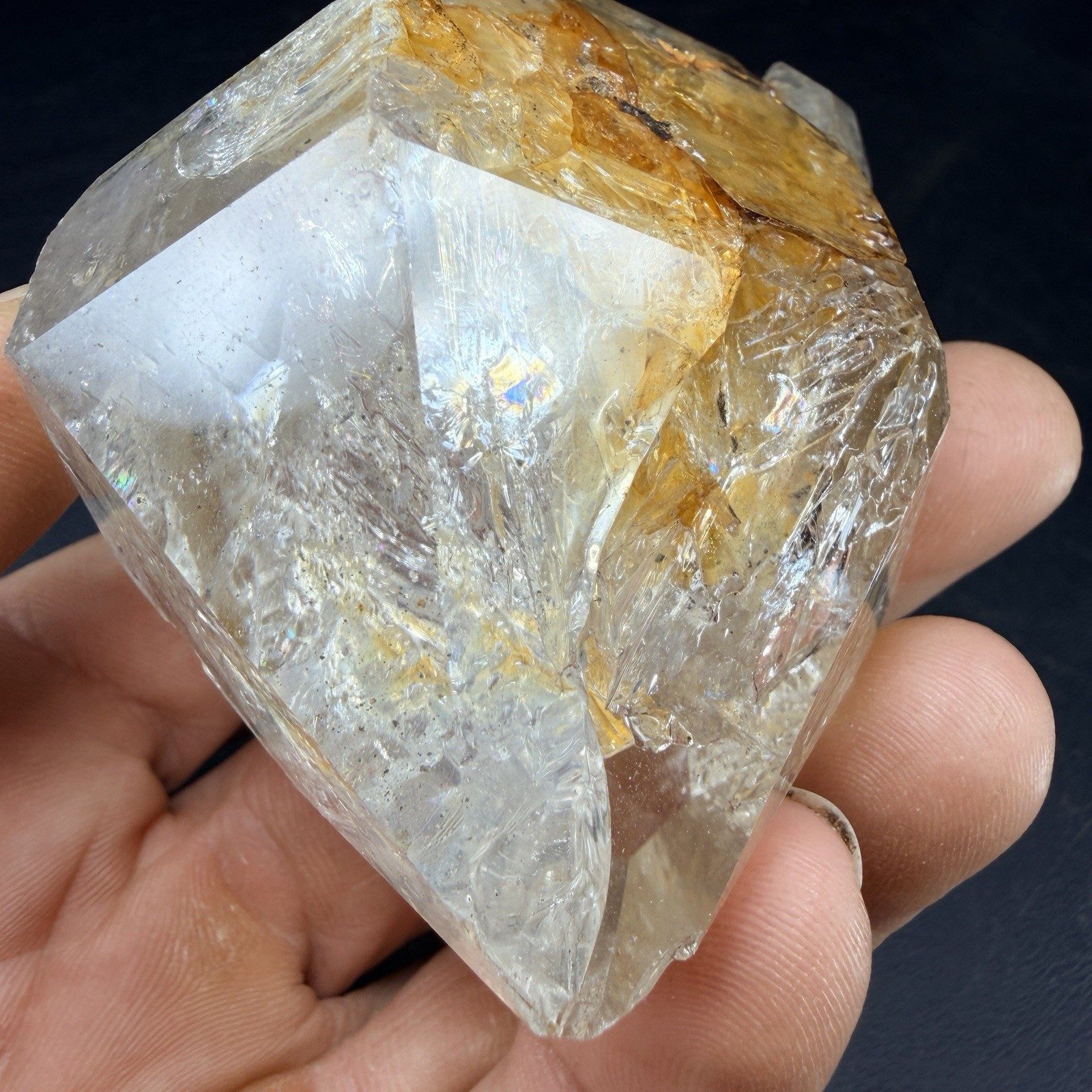 Large Herkimer Diamond Quartz Crystal Point / New York *VIDEO*