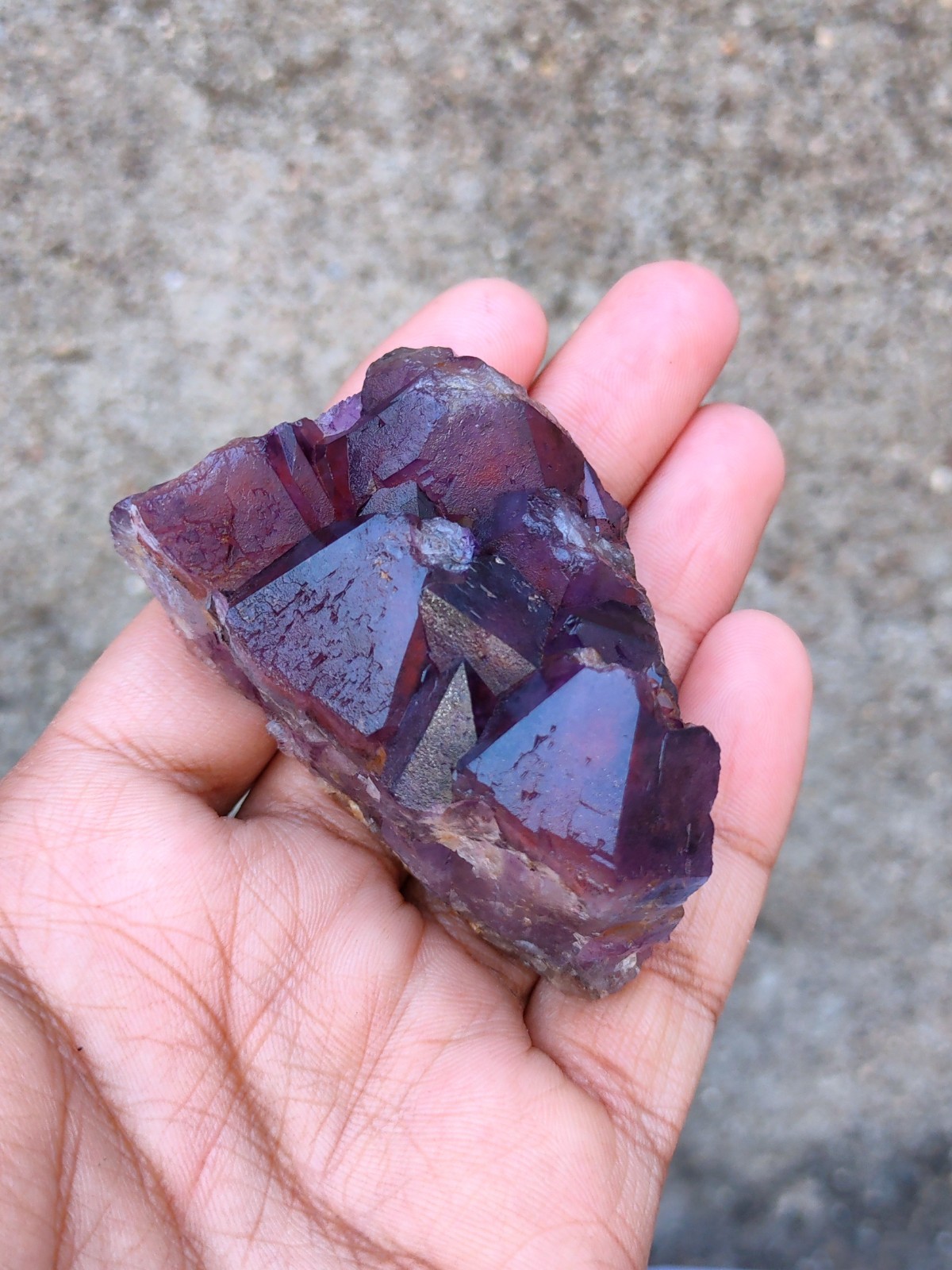 Alien Amethyst Phantom Quartz Cluster Natural Mineral specimen