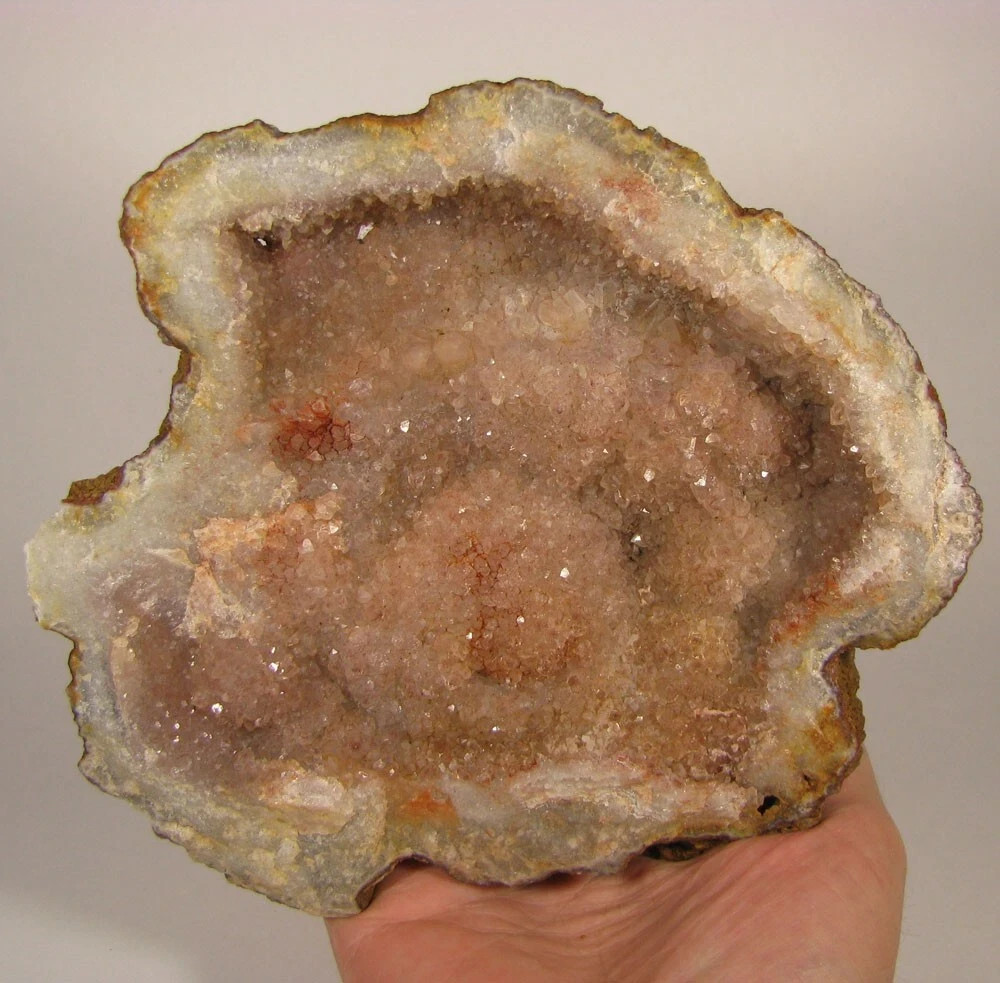 6.8″ AMETHYST Geode Crystals Cluster – Morocco – 3.4 lbs.