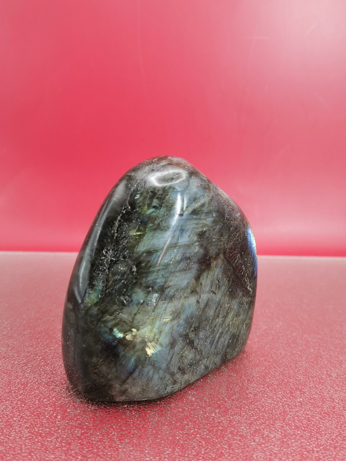 Natural Flash Labradorite Quartz Crystal Freeform Rough Mineral Healing 2+LB