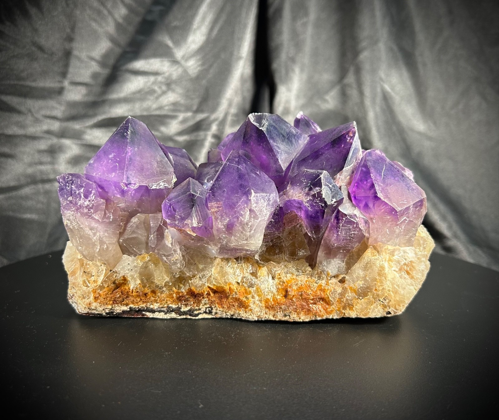 6.25″ Chunky Amethyst Cluster Specimen 2lb 3.8oz (1014 grams)