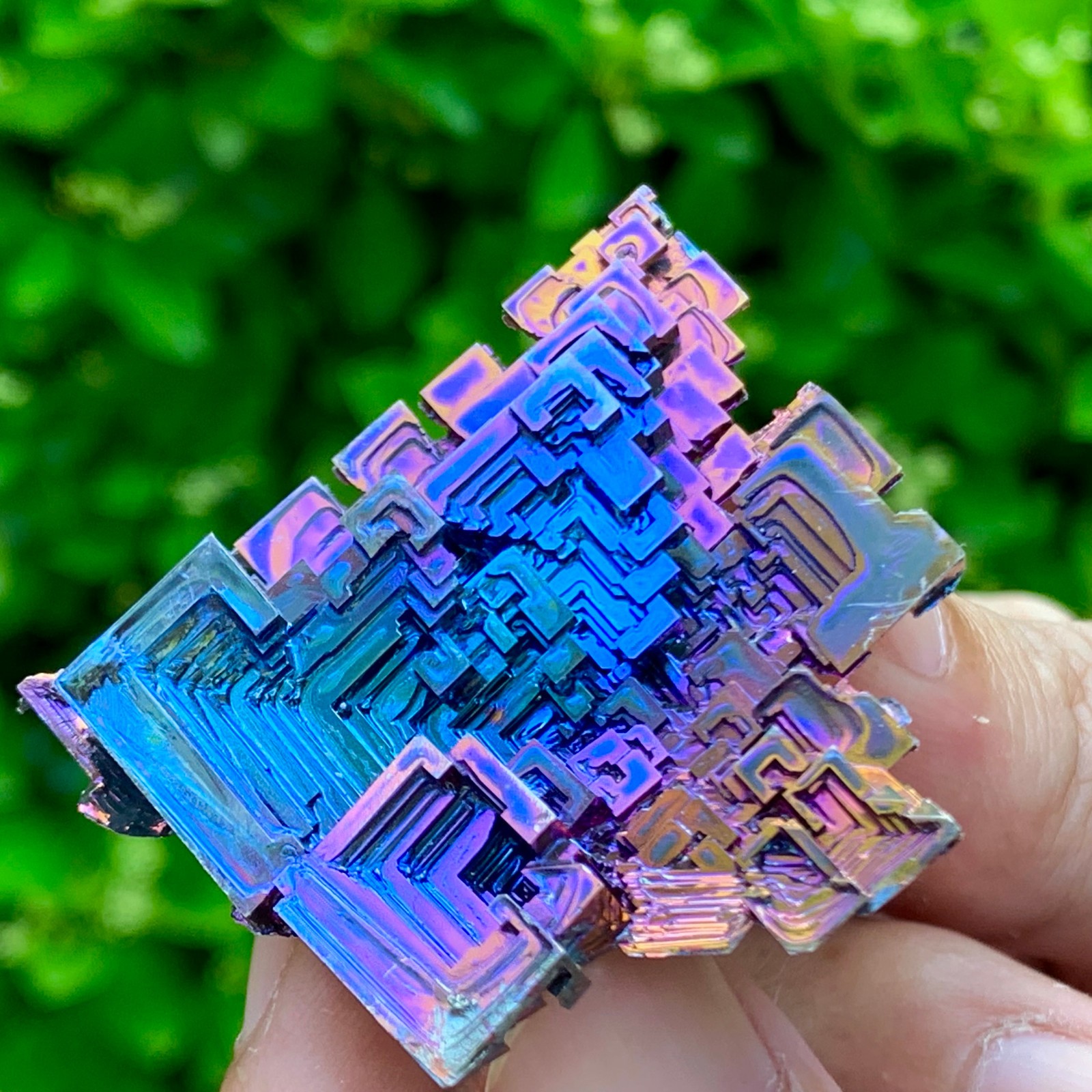 45G ram Bismuth rainbow crystal elementBi gemstone Mineral specimen healing