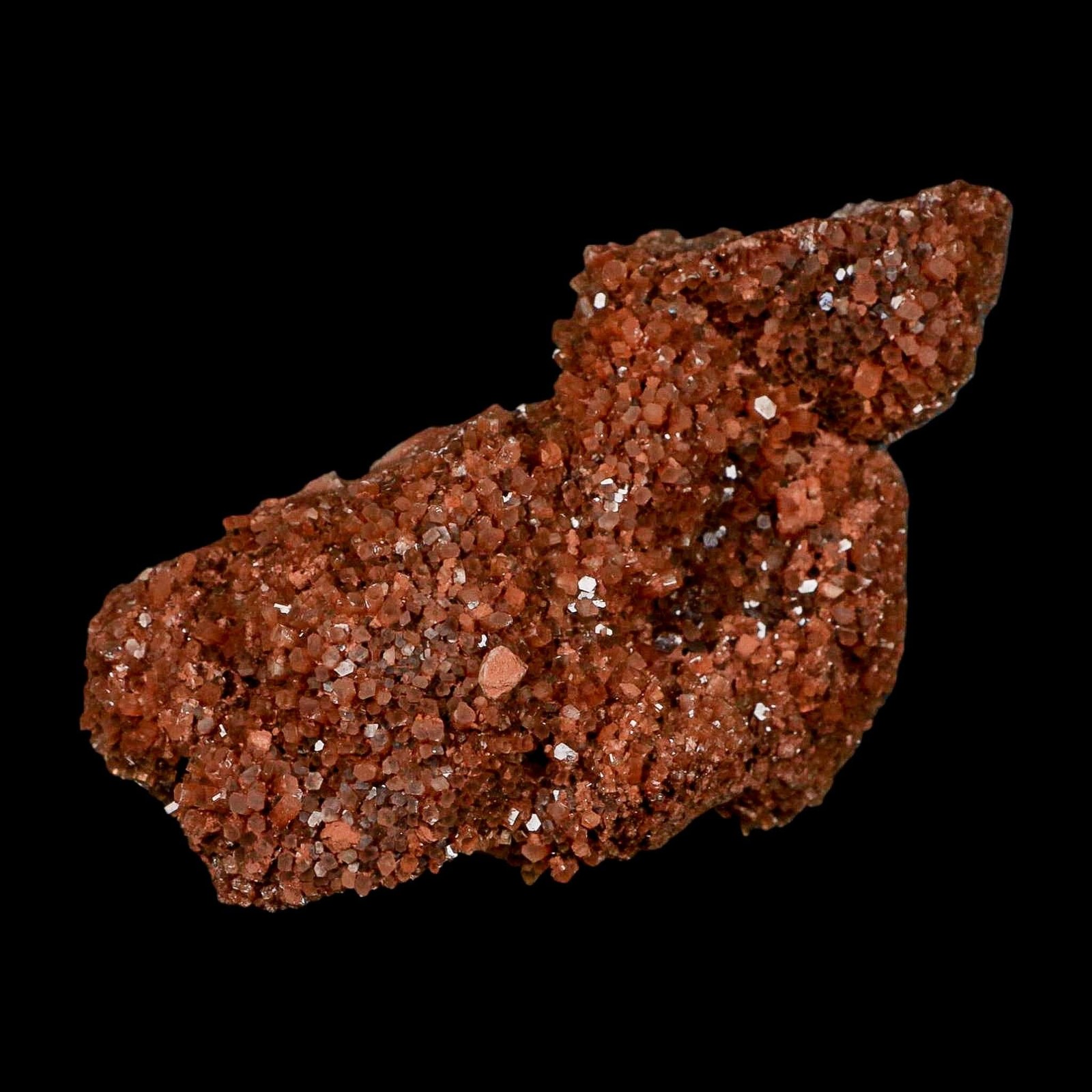 5.1″ Aragonite Mineral Red Crystal Cluster Specimen Tazouta Morocco