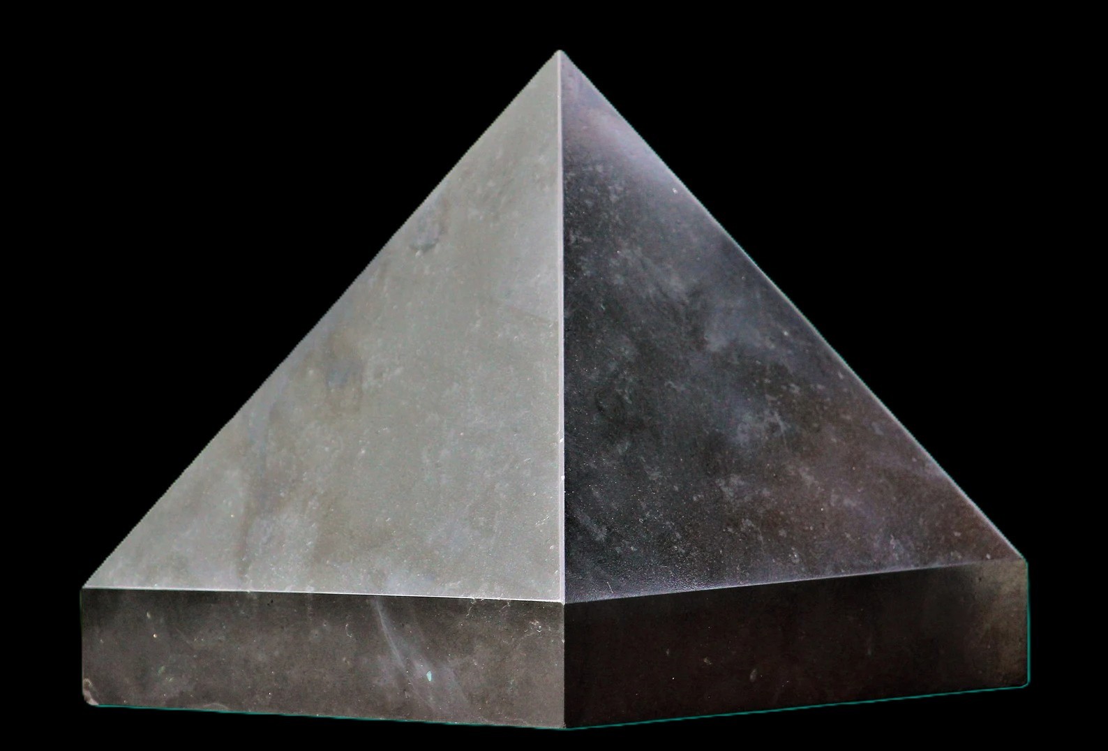 110MM Large Black Tourmaline Crystal Egyptian Pyramid, Reiki Healing Charged