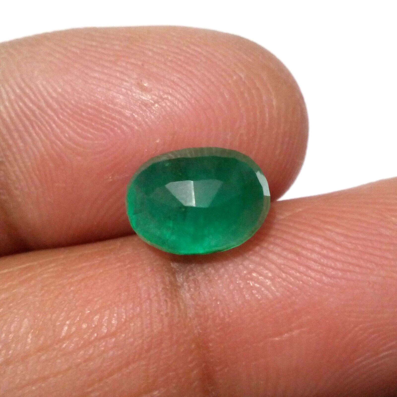 Ultimate Zambian Emerald Oval Shape 3.30 Crt Pretty Green Faceted Loose Gemstone