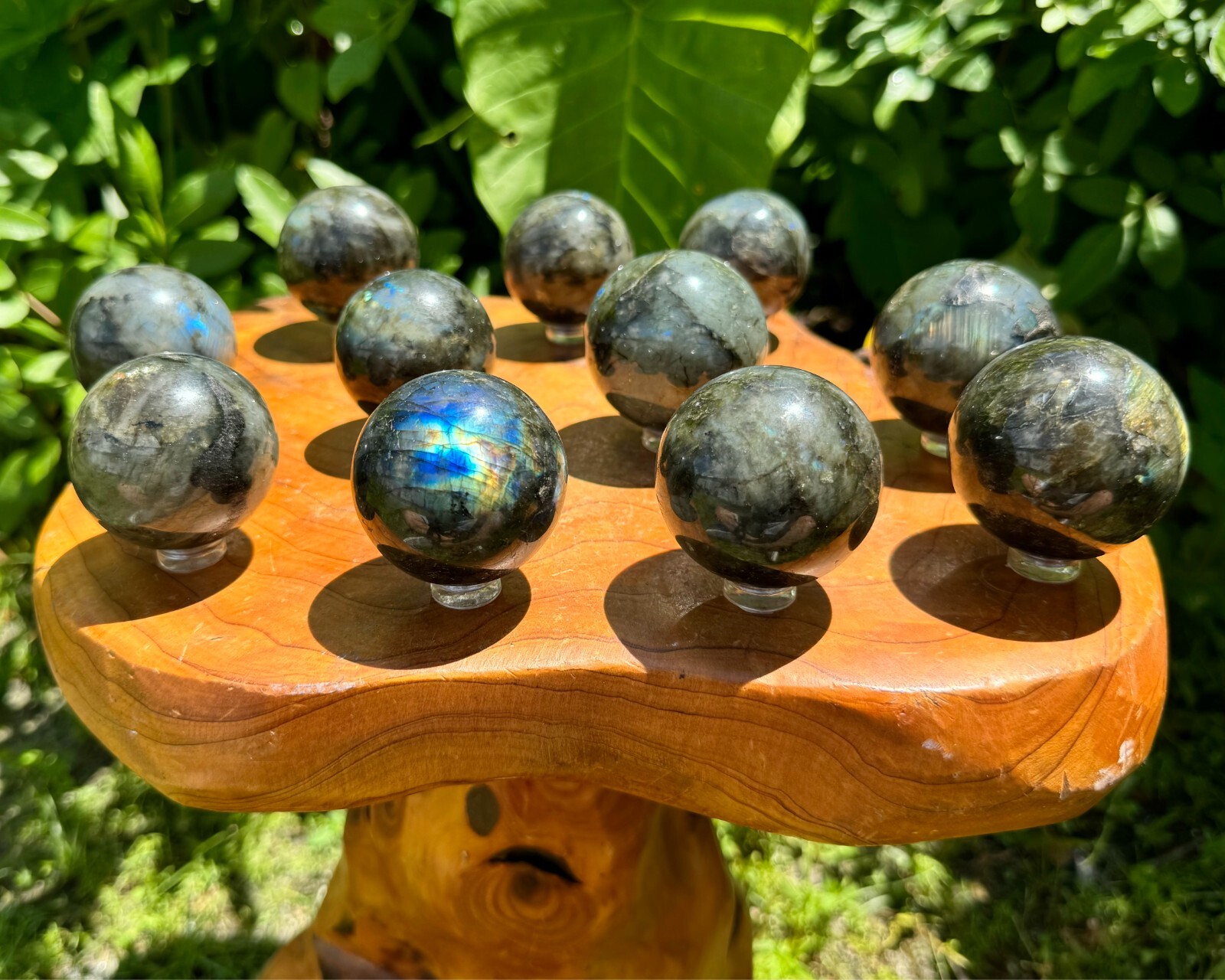 Labradorite Crystal Sphere LARGE 1.75 – 2″ Sphere (A Quality Labradorite Sphere)