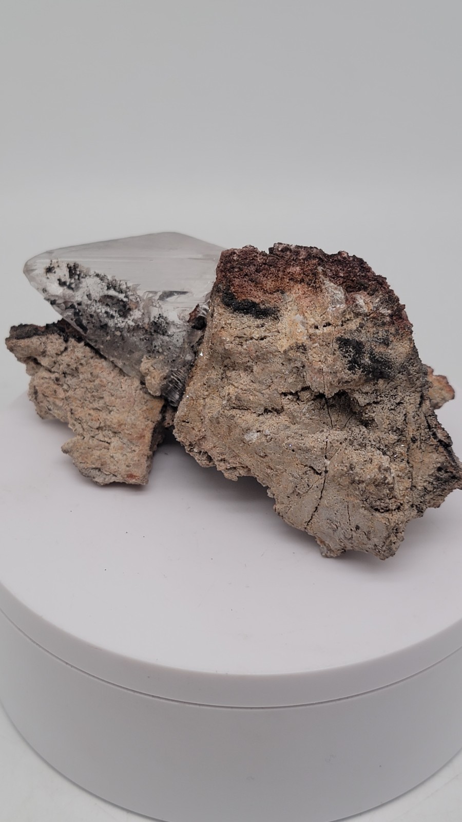 Excellent Selenite In Matrix Crystal from Naica Mine, Chihuahua Mexico 226 Grams