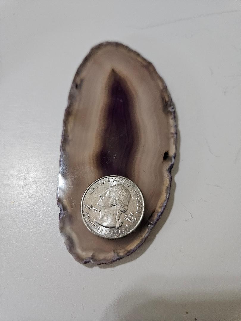 Sliced Stone Agate – 8 Pieces – Various Sizes and Colors
