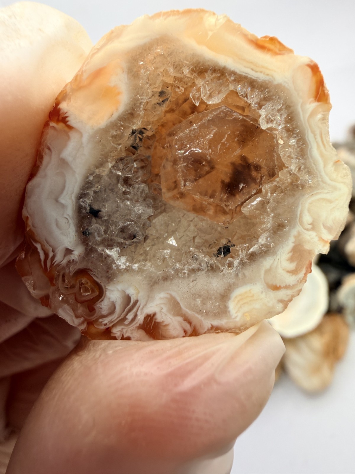 1 2 lb Mini Occo Geodes Brazil Agate Druzy Crystal Variety Lot 9 12pcs 1″
