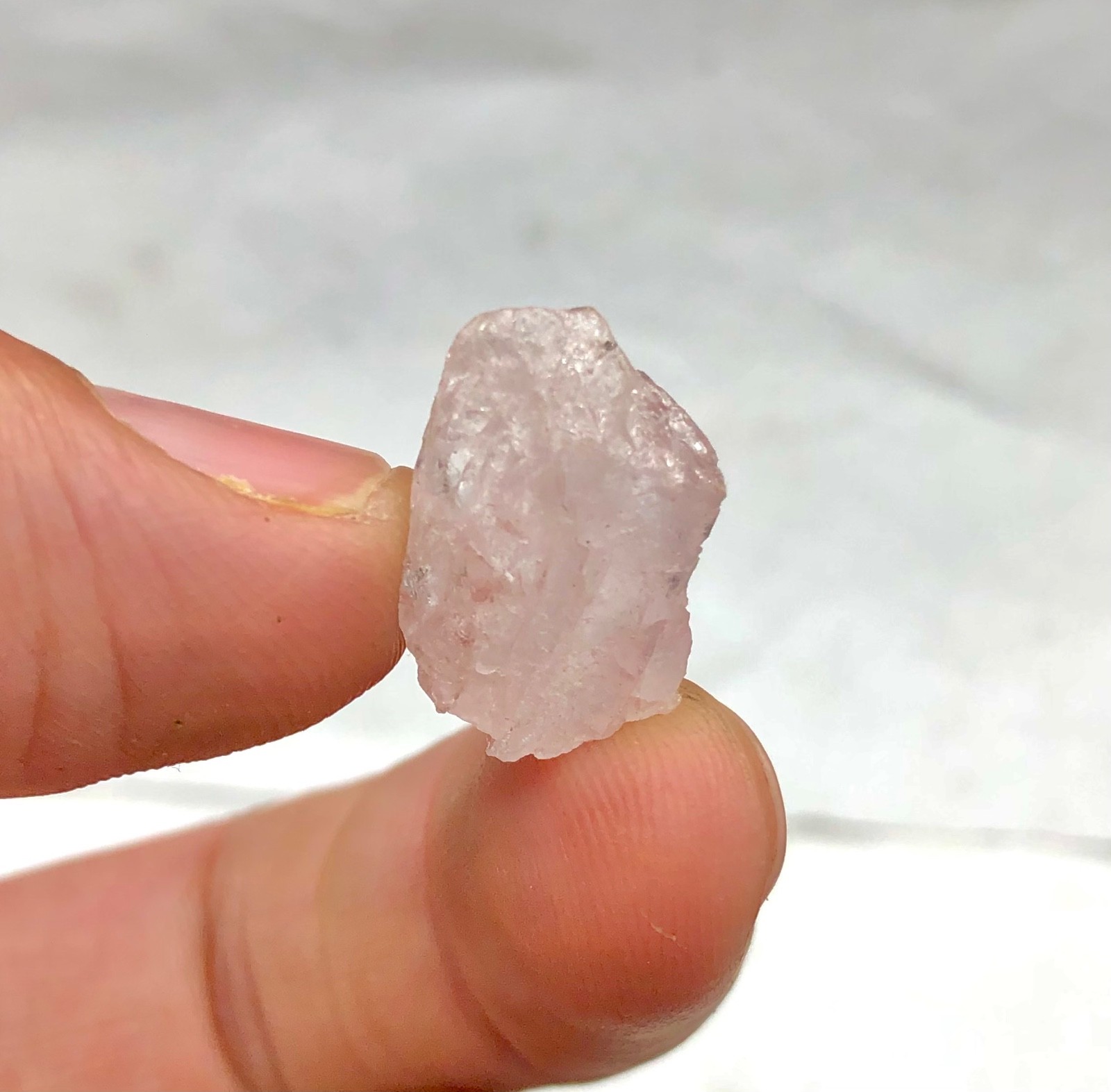 Morganite crystals lot natural mix Color terminated best quality @ skardu 10.00g