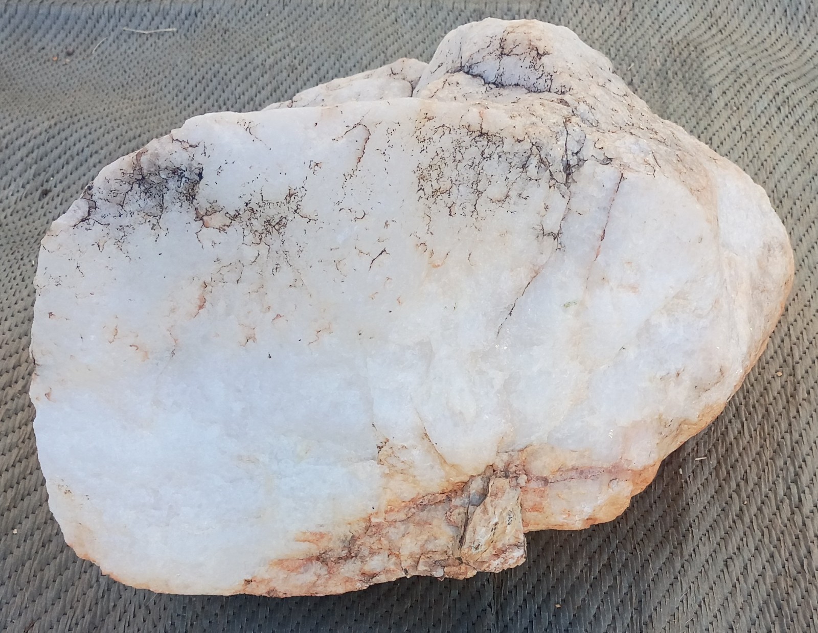 HUGE NATURAL WHITE QUARTZ ROUGH RAW HEALING CRYSTAL STONE ROCK ARIZONA 82 lb 2oz