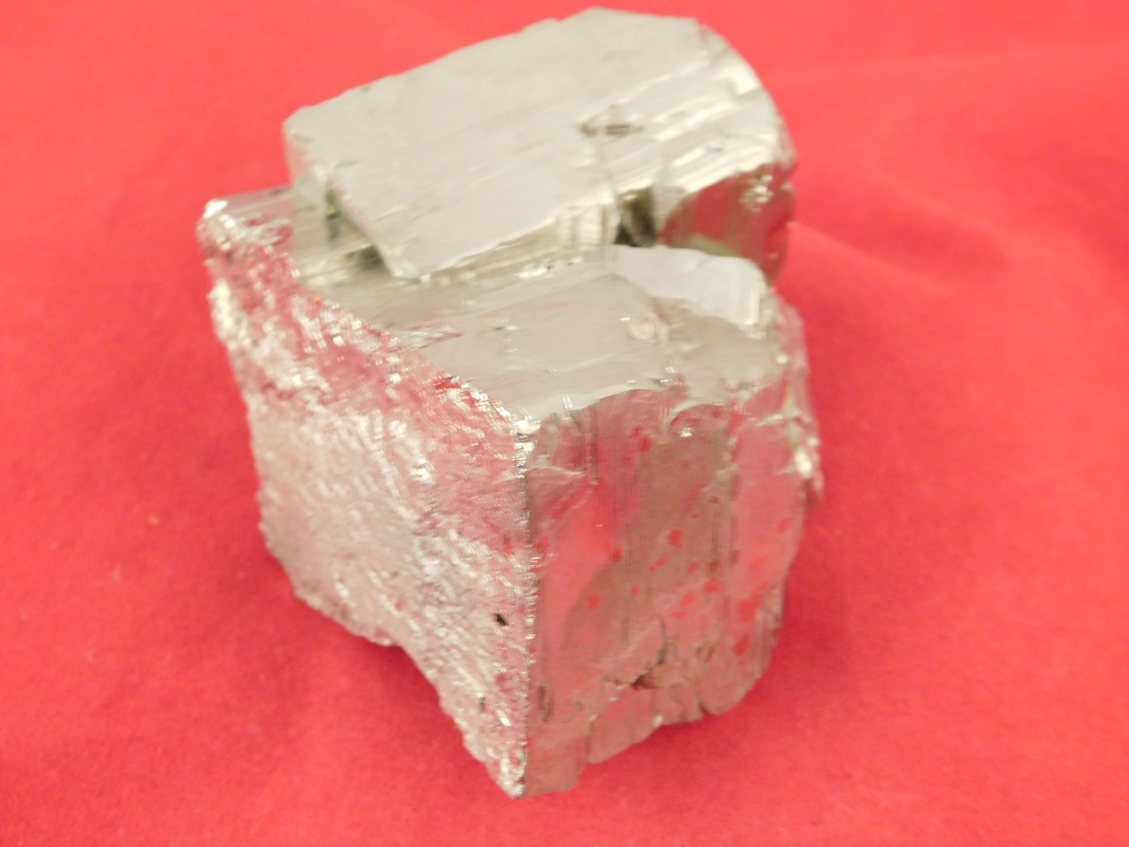 LARGER! 100% Natural PYRITE Crystal CUBE Cluster Huanzala Mine Peru 318gr